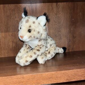 12” 2009 Animal Alley Toys R Us Bobcat Lynx Plush Realistic Wild Cat Plush RARE
